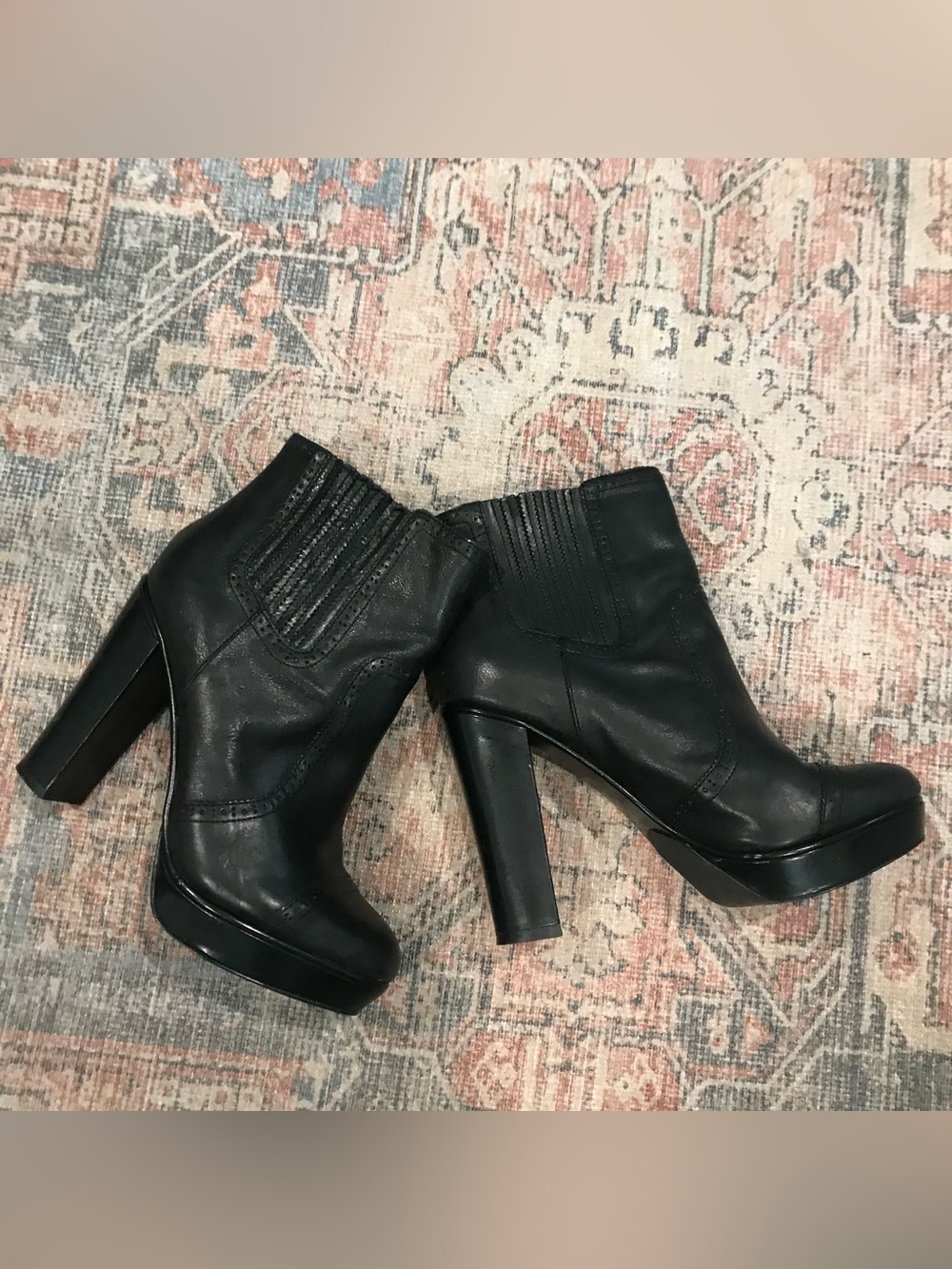 Trouvé Black Platform Chelsea Boots